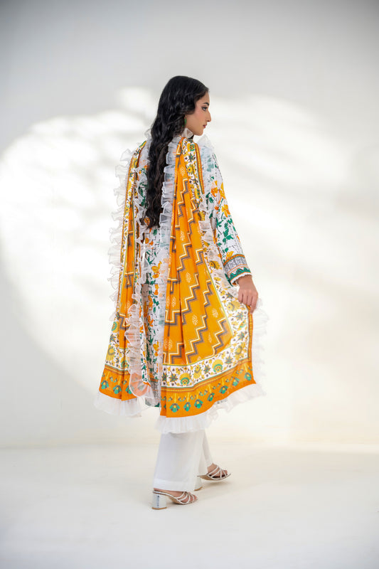 GLAM - 3PC UNSTITCHED
