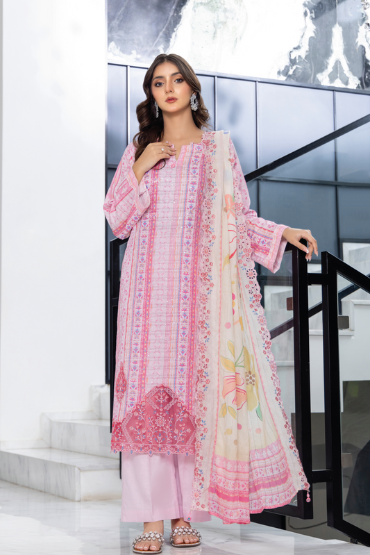 NOOR - 3PC UNSTITCHED