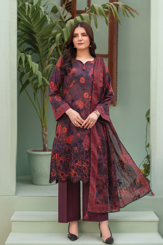 ELAAN - 3 PC UNSTITCHED