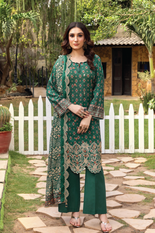 HANIA - 3PC UNSTITCHED