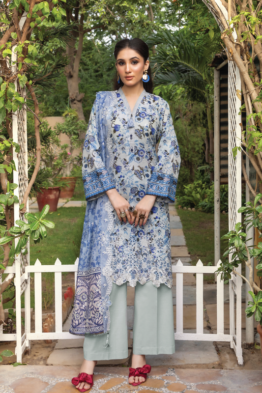 HANIA - 3PC UNSTITCHED