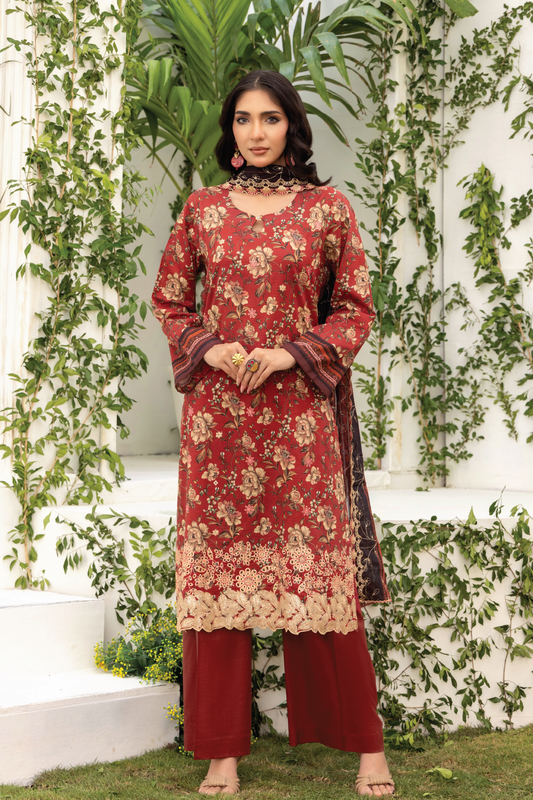 MAAHI - 3 PC UNSTITCHED