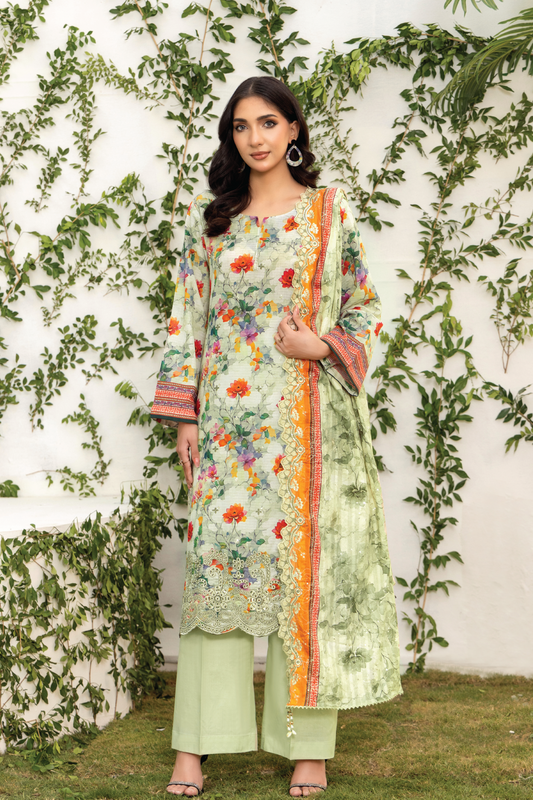 MAAHI - 3 PC UNSTITCHED