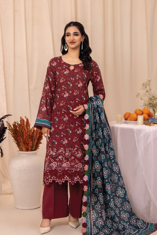 SUMAIYA - 3 PC UNSTITCHED