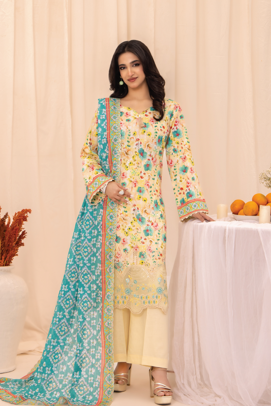 SUMAIYA - 3 PC UNSTITCHED