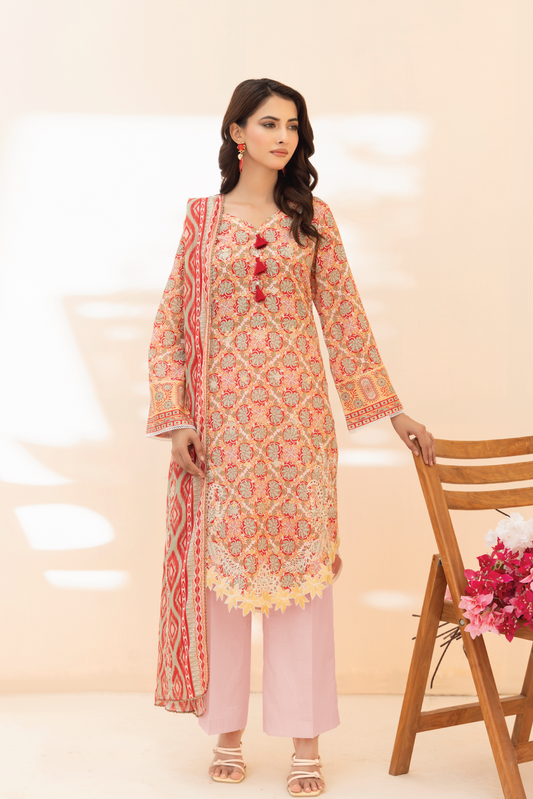 SAHAR - 3 PC UNSTITCHED