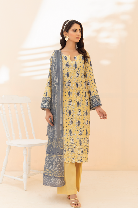 SAHAR - 3 PC UNSTITCHED