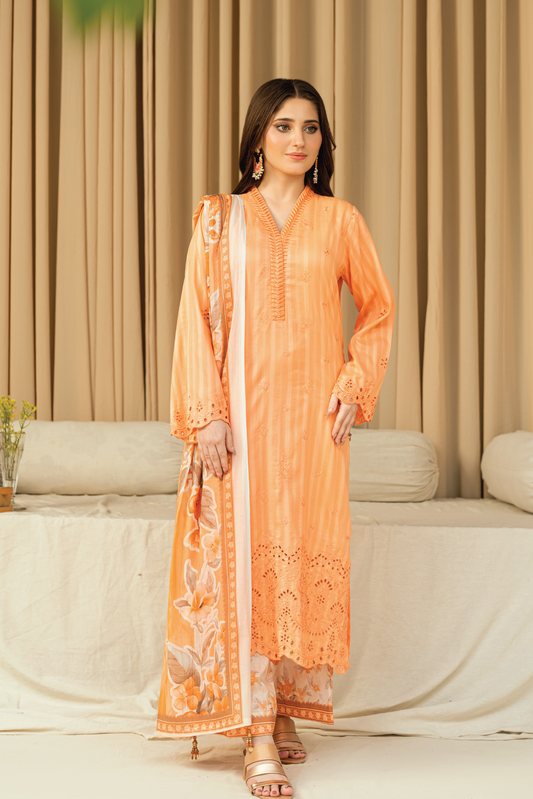 NOIR - 3 PC UNSTITCHED