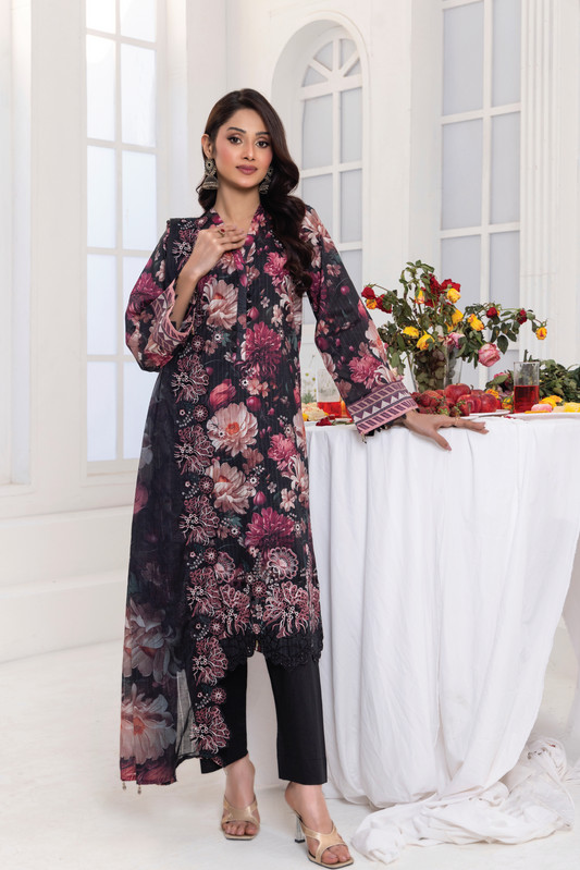 IRIS - 3PC UNSTITCHED