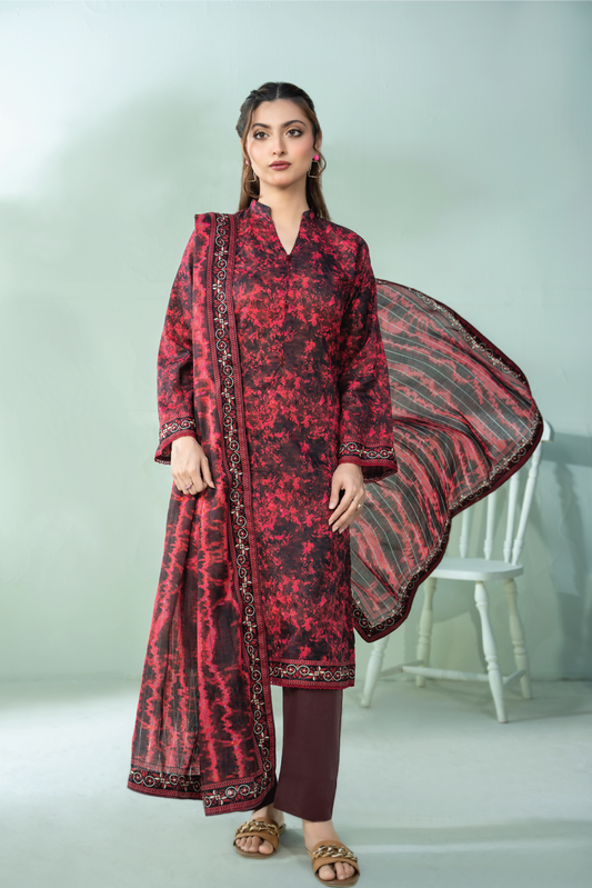 FLEUR - 3PC UNSTITCHED