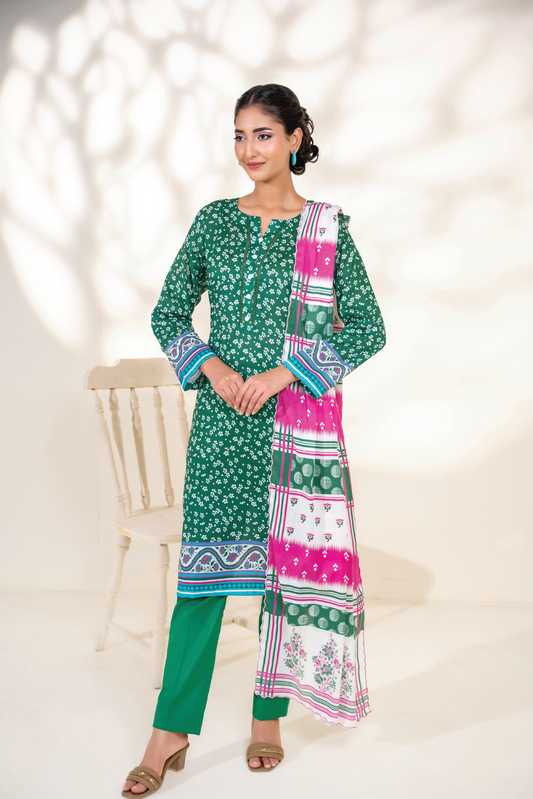 RAYA - 3PC UNSTITCHED